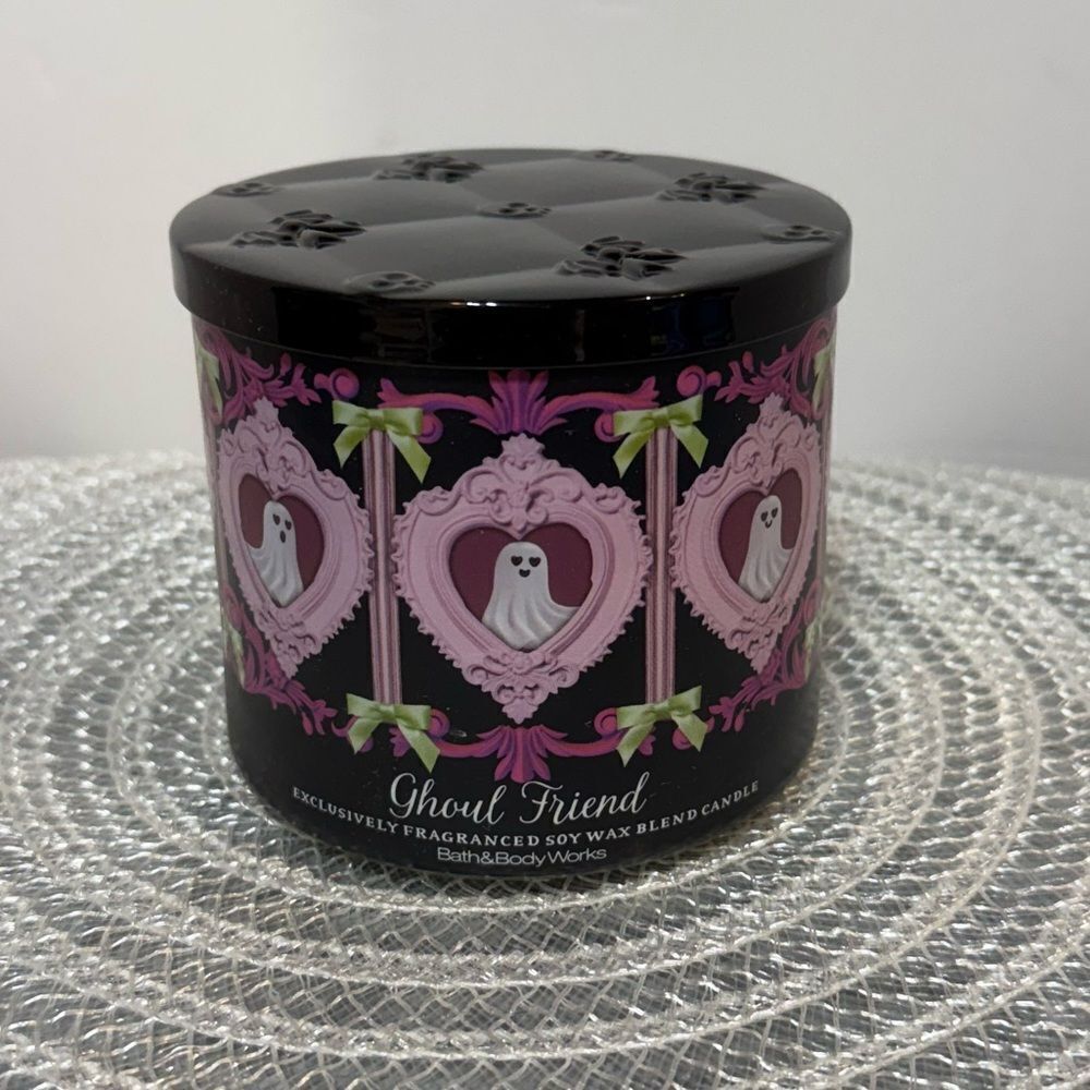 BBW Ghoul Friend 3 Wick Scented Candle NWT